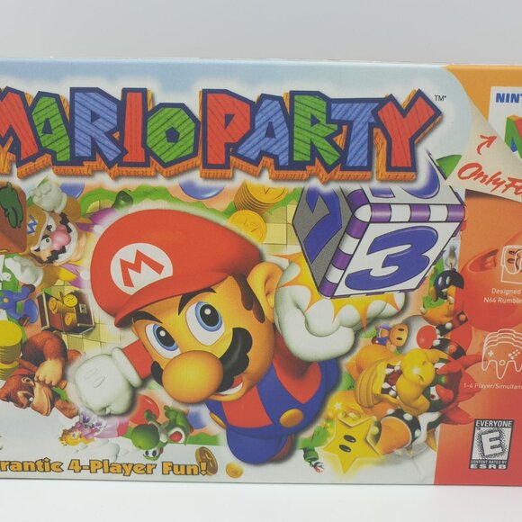 MARIO PARTY 1 NINTENDO N64 REPLACEMENT BOX INCLUDES INSERT + CLEAR CASE - Picture 4 of 4